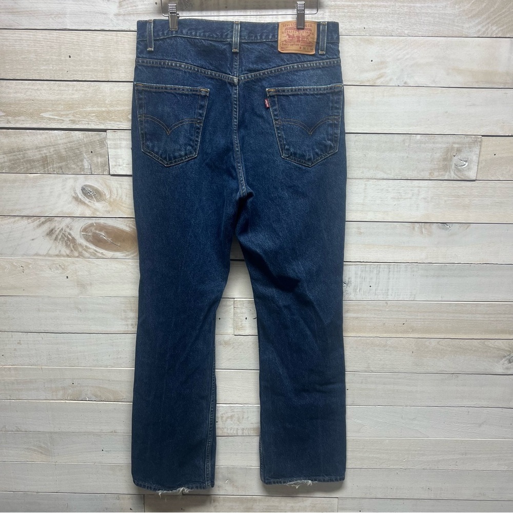Levis 517 Jeans Mens 36x34 Blue Boot Cut Western Cowboy Workwear
